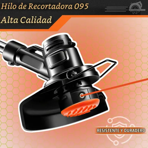 Vista 4 de KAKO Línea de Recortadora 095, Hilo Cuadrado para Desbrozadora .095 Pulgadas-780 Pies-3 Libras, Hilo 095 para Desbrozadora, Línea de Recortadora