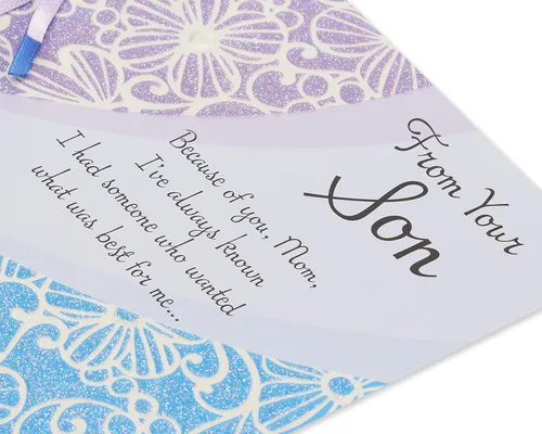 Vista 6 de American Greetings Tarjeta del día de la madre de hijo (Porque de ti)