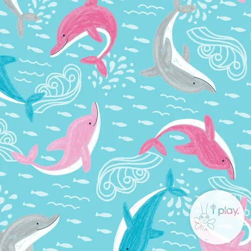 Vista 7 de i play by green sprouts - Tankini de dos piezas con pañal de natación reutilizable a presión Traje de baño para niña Diseño ligero y patentado