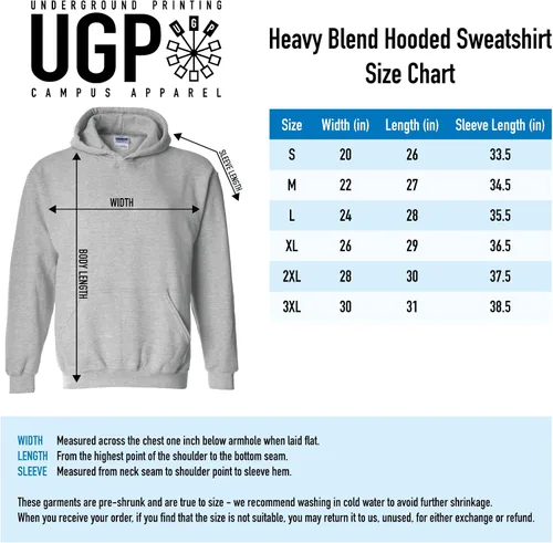 Vista 6 de NCAA Arch Logo Hockey, Team Color Sudadera con capucha