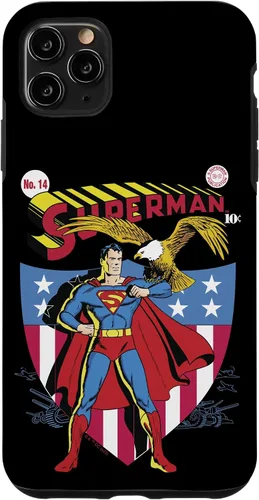 Vista 11 de Funda para iPhone 14 DC Comics Superman American Hero Vintage Comic Book