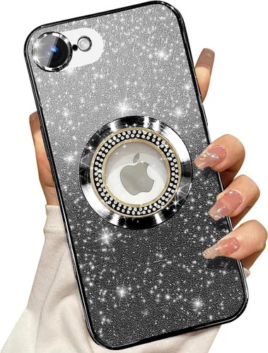 Vista 223 de Misscase Funda magnética con purpurina para iPhone 11 compatible con MagSafe, protección completa, delgada, a prueba de golpes, antiarañazos