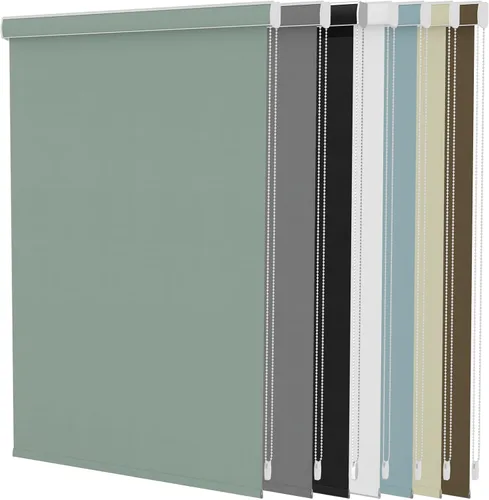 Vista 33 de MYshade Persianas enrollables personalizadas para ventana, persianas enrollables para ventanas con cable, bloqueo solar, protección de privacidad