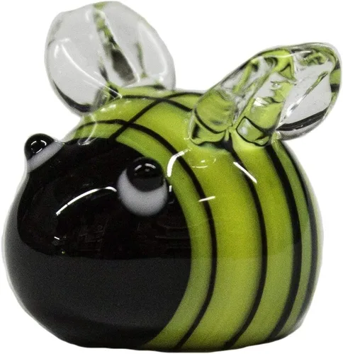 Vista 2 de Ganz Lucky Little Bumble Bee Charm con tarjeta de historia amarillo