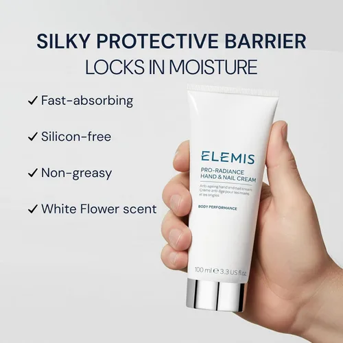 Vista 2 de ELEMIS Pro-Radiance - Crema antienvejecimiento para manos y uñas, 3.3 onzas líquidas