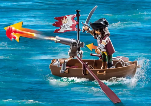 Vista 6 de Playmobil Piratas: Batalla con el pulpo gigante