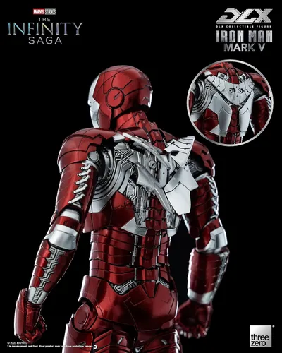 Vista 7 de Marvel Studios: The Infinity Saga DLX Iron Man Mark 5 Figura coleccionable