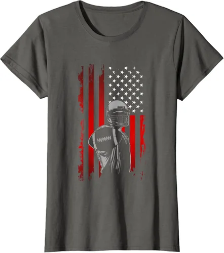 Vista 7 de Camiseta de fútbol americano, Negro