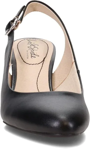 Vista 3 de LifeStride Zapatos de tacón Gigi Sling para mujer, Negro