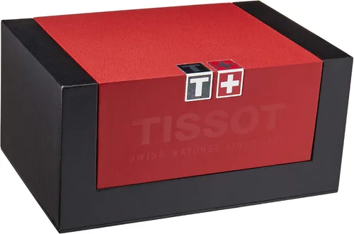 Vista 3 de Tissot Mens Chrono XL NBA New York Knicks 316L caja de acero inoxidable con revestimiento de PVD negro reloj de cuarzo suizo, azul, negro, cuero, 22