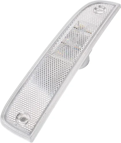 Vista 4 de Juego de luces de señal para Jeep 97-01 XJ - Juego de luces de señal de giro para parachoques de cristal blanco + luces de marca lateral