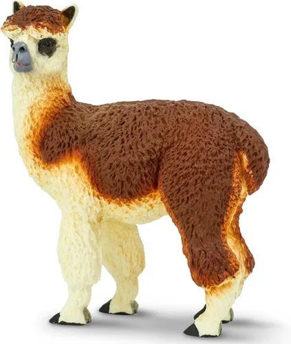 Vista 5 de Safari Ltd. Figura de alpaca – Figura detallada de plástico de 3.75 pulgadas – Divertido juguete educativo para niños, niñas y niños a partir de 3