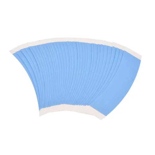 Vista 9 de CREATE BEAUTY 40 tiras de cinta adhesiva de doble cara para peluca, tupé, pieza de cabello