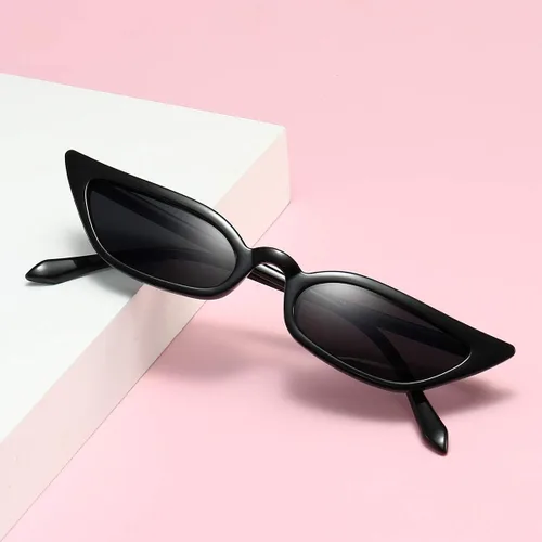 Vista 5 de Dollger Gafas de sol rectangulares retro para mujer, gafas pequeñas de diseño de moda, sombras cuadradas geniales
