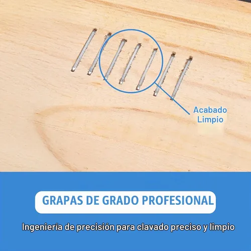 Vista 8 de meite Grapas de tapicería galvanizadas 21GA, corona de 1/2 pulgada, pierna