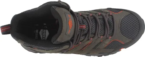 Vista 6 de Merrell Puntera compuesta impermeable Moab Vertex Mid para hombre, Negro