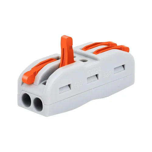 Vista 17 de Nineleaf Conectores de cable de palanca, conectores compactos de empalme de alambre en línea, terminales eléctricos modulares reutilizables 1 en 1