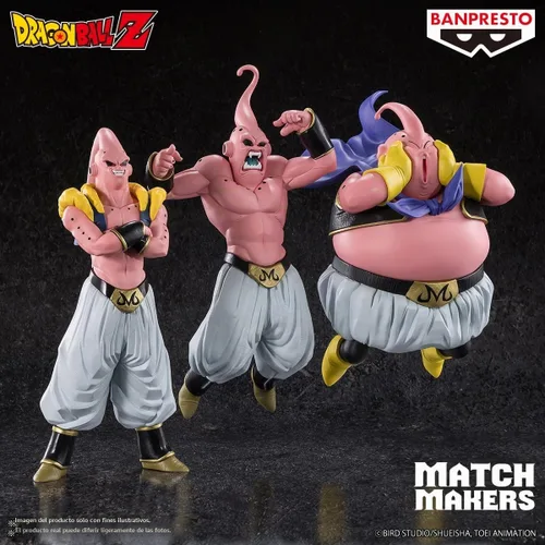 Vista 9 de Banpresto - Dragon Ball Z - Majin Buu (vs Super Saiyan 3 Gotenks) Figura de Match Makers