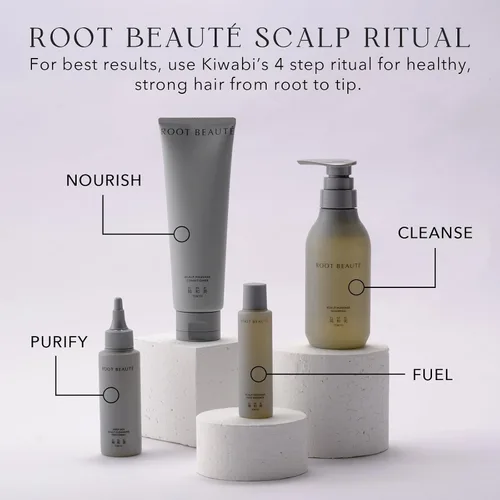 Vista 8 de KIWABI ROOT BEAUTÉ - Acondicionador para el cuero cabelludo – Tratamiento para el crecimiento del cabello y el cuero cabelludo para adelgazamiento