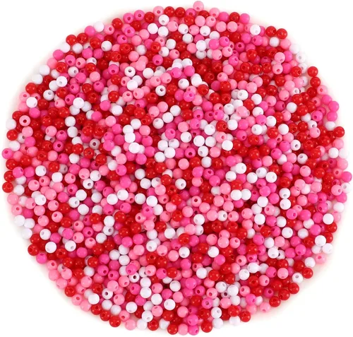 Vista 8 de DECYOOL 1200Pcs 4mm 6mm 8mm Gold Round Beads for Spacer Bracelet Making Dorado