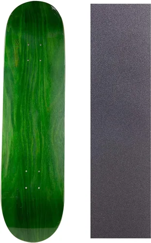 Vista 16 de Cal 7 Tabla de monopatín en blanco con cinta de agarre 7.75, 8.0, 8.25 y 8.5 pulgadas Tabla de arce para patinaje Negro
