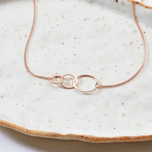 Vista 2 de Dear Ava Collar de regalo para mujeres y niñas, colgante de joyería moderna ajustable, idea de regalo de amor para ella con tarjeta sincera, regalos