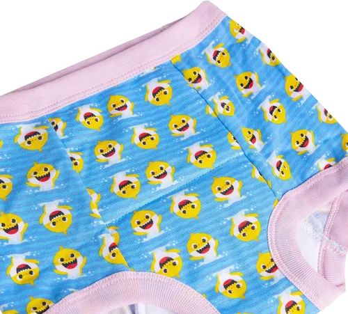 Vista 5 de Baby Shark Training Pant Multipacks with Success Tracking Chart & Stickers, Sizes 18m, 2t, 3t, 4t