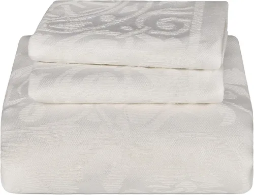 Vista 10 de Superior Juego de colcha de mezcla de algodón de 2 piezas, colcha de gran tamaño, 1 funda de almohada a juego, manta ligera, decoración de ropa