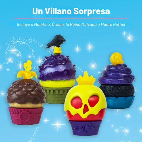 Vista 3 de Wonder Forge Juego de fiesta de cupcakes encantados de Disney Princesas - Emocionante juego de correspondencia Divertido para niños y adultos