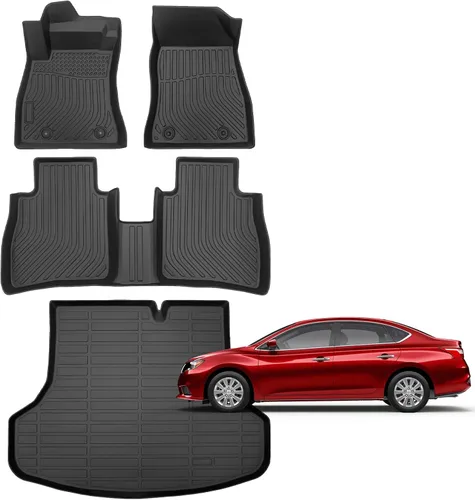 Vista 44 de Alfombrillas para Jeep Compass 2007-2016/2007-2016 Jeep Patriot/Dodge Caliber 2007-2012 para todo tipo de clima con forro de carga para automóvil