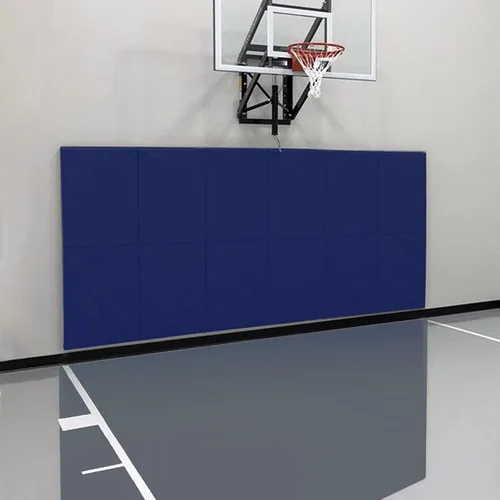 Vista 8 de Acolchados de Pared para Gimnasio Almohadilla de Protección de Pared para Cancha de Baloncesto - Colchoneta de Pared de Espuma Gruesa de 2" Negro
