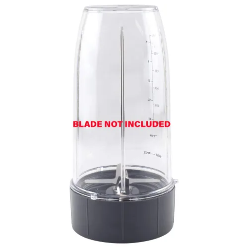 Vista 4 de Pieza de repuesto de vaso colosal de 32 onzas de altura compatible con licuadoras Nutri Bullet 600W 900W NB-101B NB-101S NB-201
