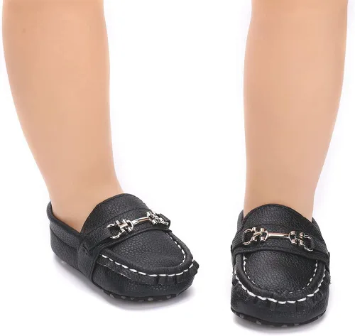 Vista 3 de LONSOEN Mocasines para bebés y niñas y niños mocasines para cuna Mocasín