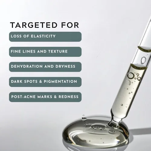 Vista 3 de Suero facial Brightening & Glow con alfa arbutina al 2% + ácido hialurónico 10% – Reduce las manchas oscuras y líneas finas, suero de hidratación