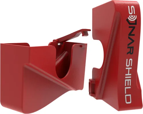 Vista 10 de Sonar Shield Transducer Cover for Lowrance Active Target & Active Target 2 – Pro Series Impact-Resistant Travel Case