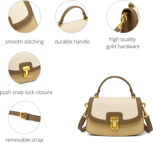 Vista 4 de Scarleton Top Handle Purses for Women, Satchel Shoulder Bag Purse, Crossbody Bags for Women, Handbags for Women, H2086