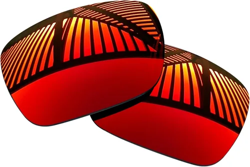 Vista 5 de 4 pares de lentes de repuesto para gafas de sol Oakley Holbrook XXL OO9487 2.402 in - negro sólido+esmeralda+azul hielo+rojo fuego
