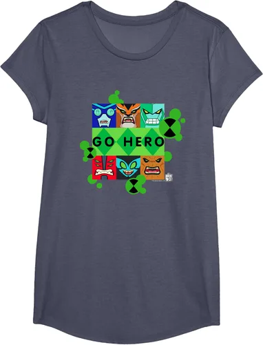 Vista 18 de Ben 10 Go Hero - Camiseta, Azul / Patchwork, S