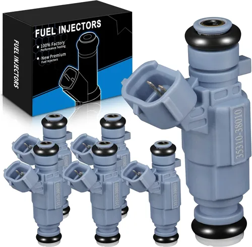Vista 17 de 0280158005 3.5L V6 para: Juego de 6 inyectores de combustible Nissan compatibles con Altima 2004-2006, Maxima 2004-2008, Murano 2003-2004, Quest