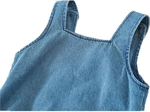 Vista 5 de YJ Back Home Baby Girl Jean Onesies Denim Body Ropa