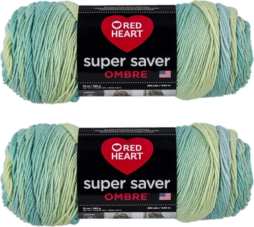 Vista 19 de Red Heart Super Saver Jumbo Ovillo de lana, Amatista