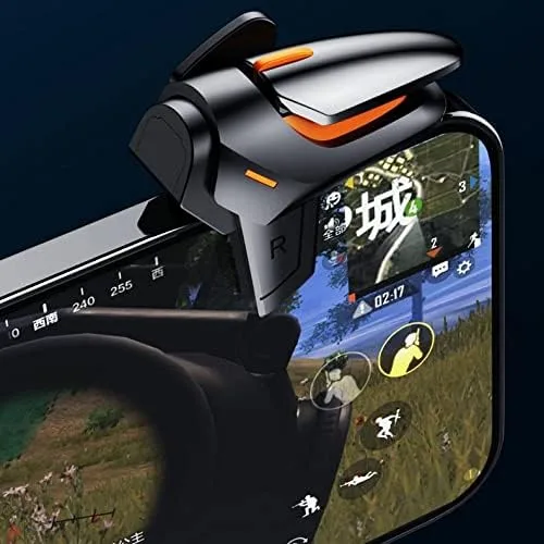 Vista 5 de BoxWave Equipo para juegos compatible con Samsung Galaxy A24 4G - Pantalla táctil QuickTrigger Auto, botones de disparo Autofire Gaming Mobile FPS