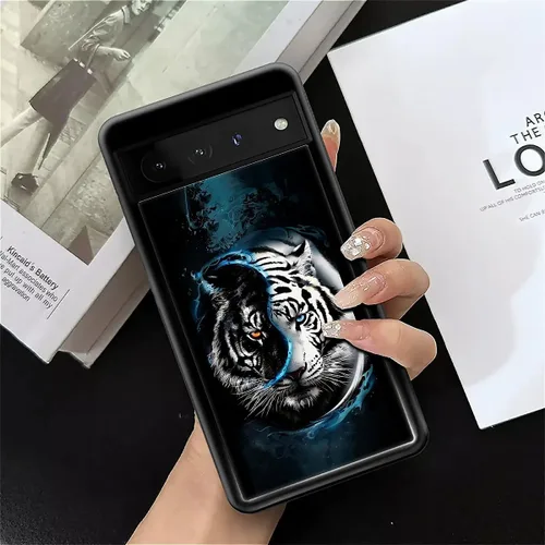 Vista 486 de Compatible con Google Pixel 4A 5G Mobile Case Creative Acrylic Panel trasero Silicona Protección Grip especialmente diseñado para Google Pixel 4A 5G