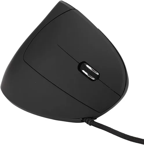 Vista 7 de Sanpyl Ratón óptico vertical 6D, diseño ergonómico 800/1200/2000/3200 DPI USB LED ajustable con cable