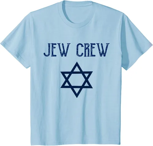 Vista 13 de Camiseta Jew Crew Jewish Star, gris, S