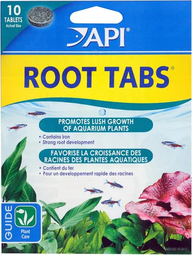 Vista 2 de API ROOT TABS - Fertilizante para plantas de acuario de agua dulce, 0.4 onzas, caja de 10