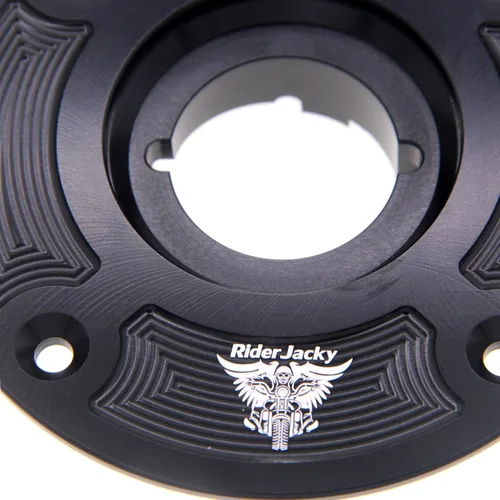 Vista 2 de Tapa de tanque de combustible sin llave para Suzuki HAYABUSA GSXR 1300 1999-2007, SV650/SV650S 1992-2002, GSXR600 1997-2003, GSXR750 1996-2003, Negro