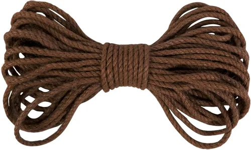 Vista 12 de Cuerda de yute de 0.197 in, cuerda de yute natural gruesa para jardín, cuerda de cáñamo resistente para exteriores, para jardinería, manualidades
