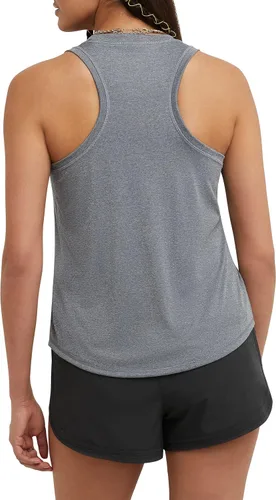 Vista 2 de Champion Camiseta sin mangas para mujer, camiseta deportiva clásica, absorbe la humedad, camiseta deportiva sin mangas para mujer