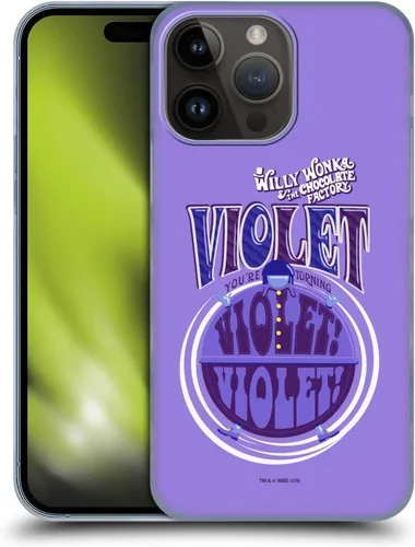Vista 13 de Head Case Designs Funda rígida con licencia oficial de Willy Wonka y The Chocolate Factory Candy Bar Graphics compatible con Apple iPhone 15 Pro Max